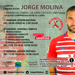 CAMPUS DE FÚTBOL CIUDAD DE ALCOY "JORGE MOLINA" 2021