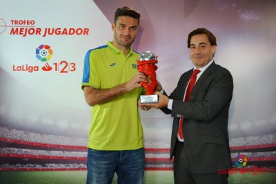 Jorge Molina, Mejor Jugador del Mes de Abril LIGA 123