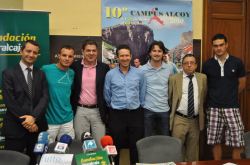 Presentación del X Campus de Fútbol "Ciudad de Alcoy" ante los medios