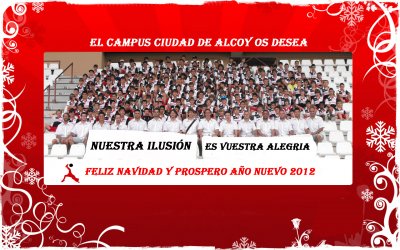 FELICES FIESTAS Y PROSPERO AÑO NUEVO 2012