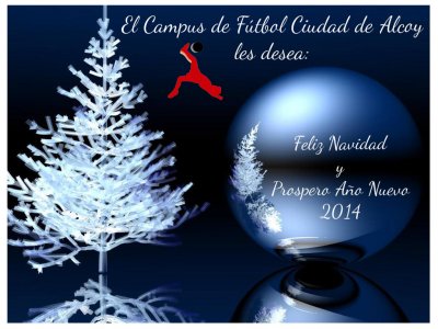 Felices Fiestas y prospero año nuevo 2014